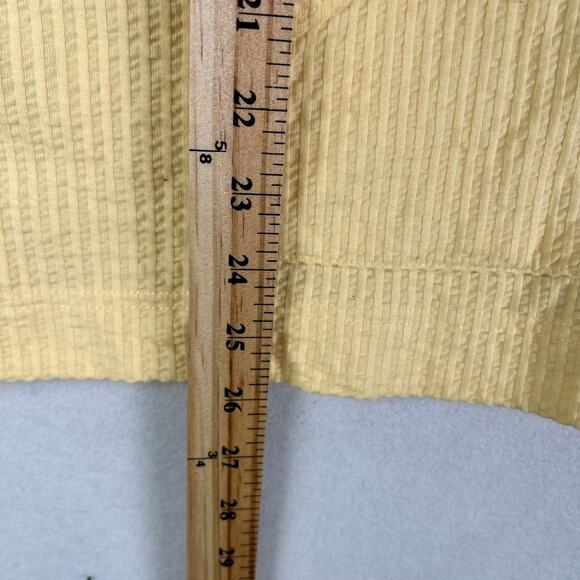 L.L. Bean Women's Lt Yellow Lt Wt Snap-Up Hoodie Long Sleeve Jacket SZ XXL - EUC - Picture 6 of 7